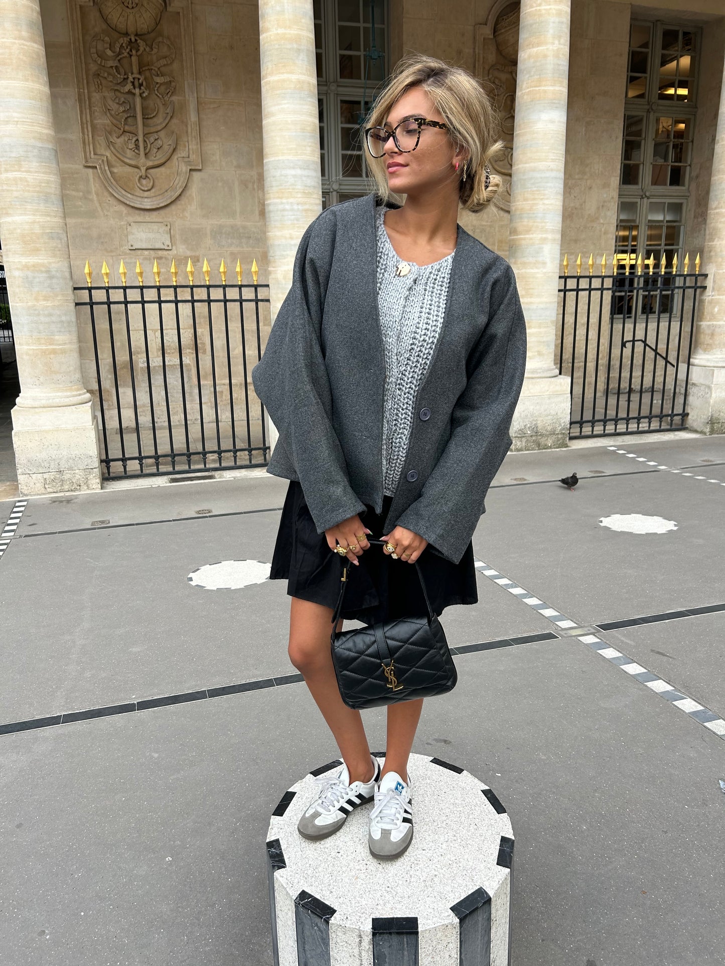 VESTE JUNE GRISE FONÇÉE