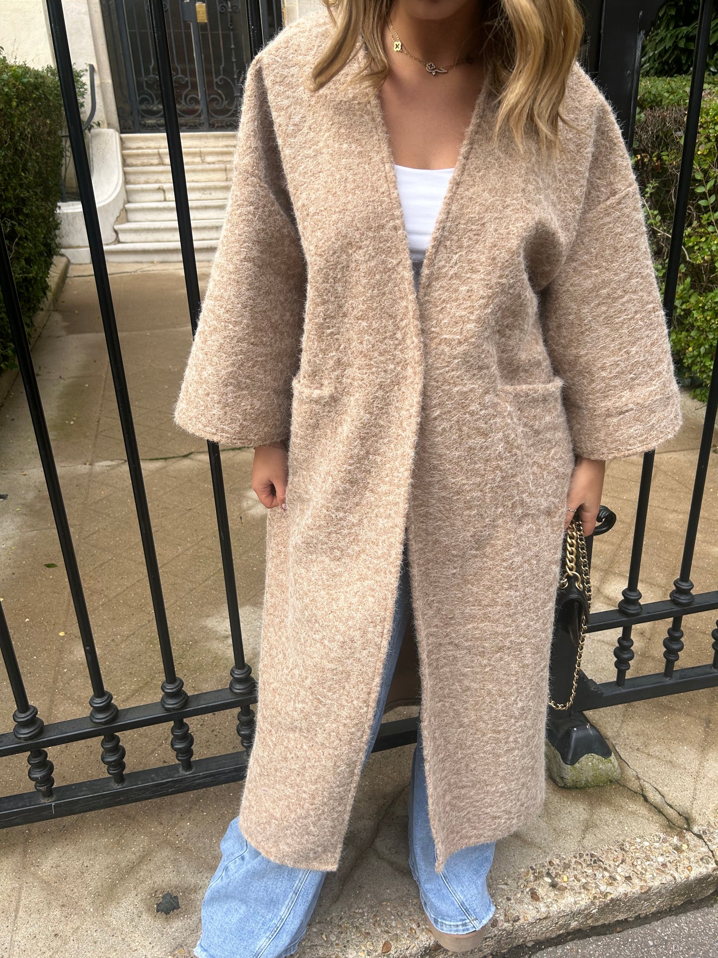 MANTEAU AVA CAMEL