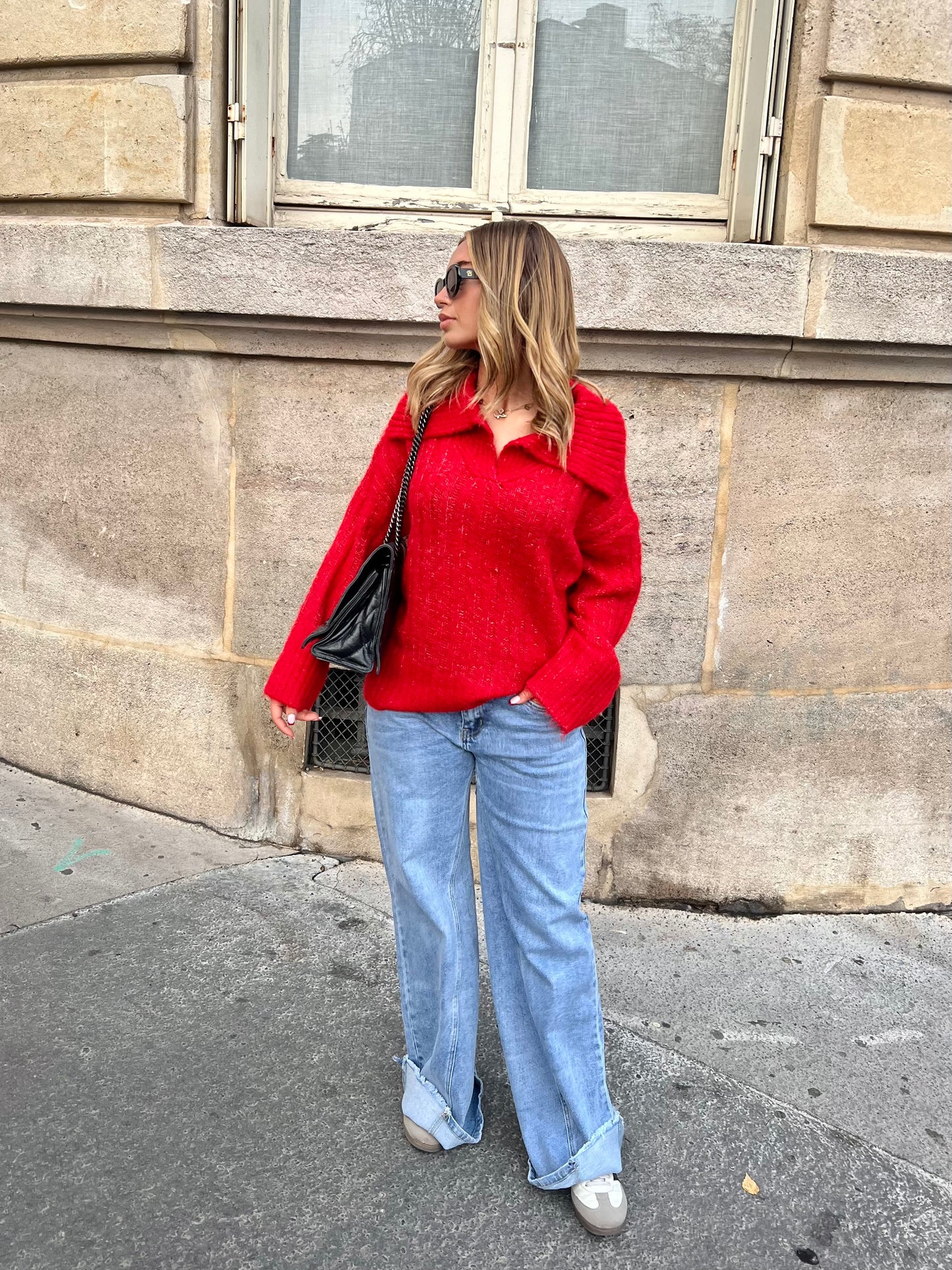 PULL KAROLE ROUGE