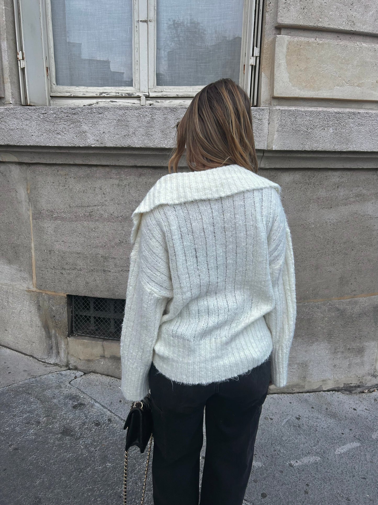 PULL KAROLE ÉCRU