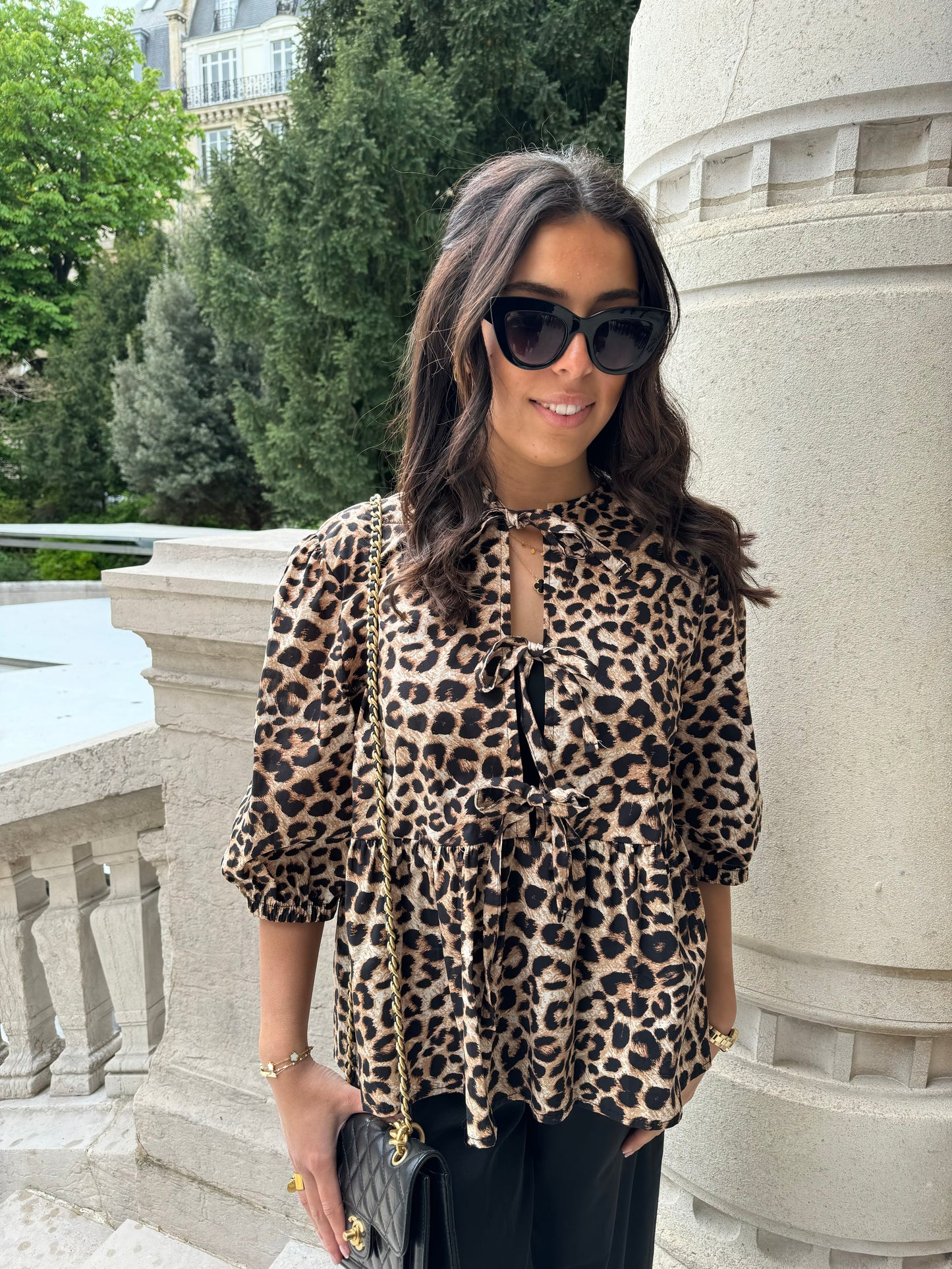 BLOUSE MIA LÉOPARD