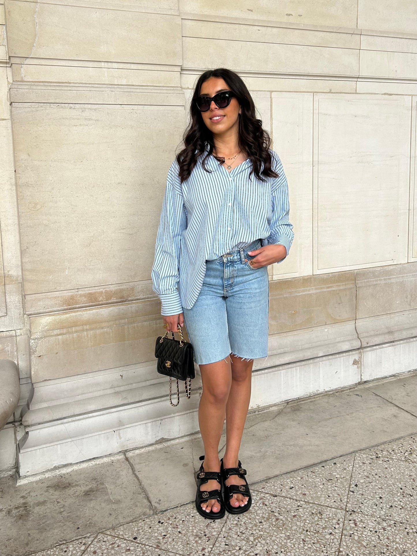 CHEMISE EMMA BLEU