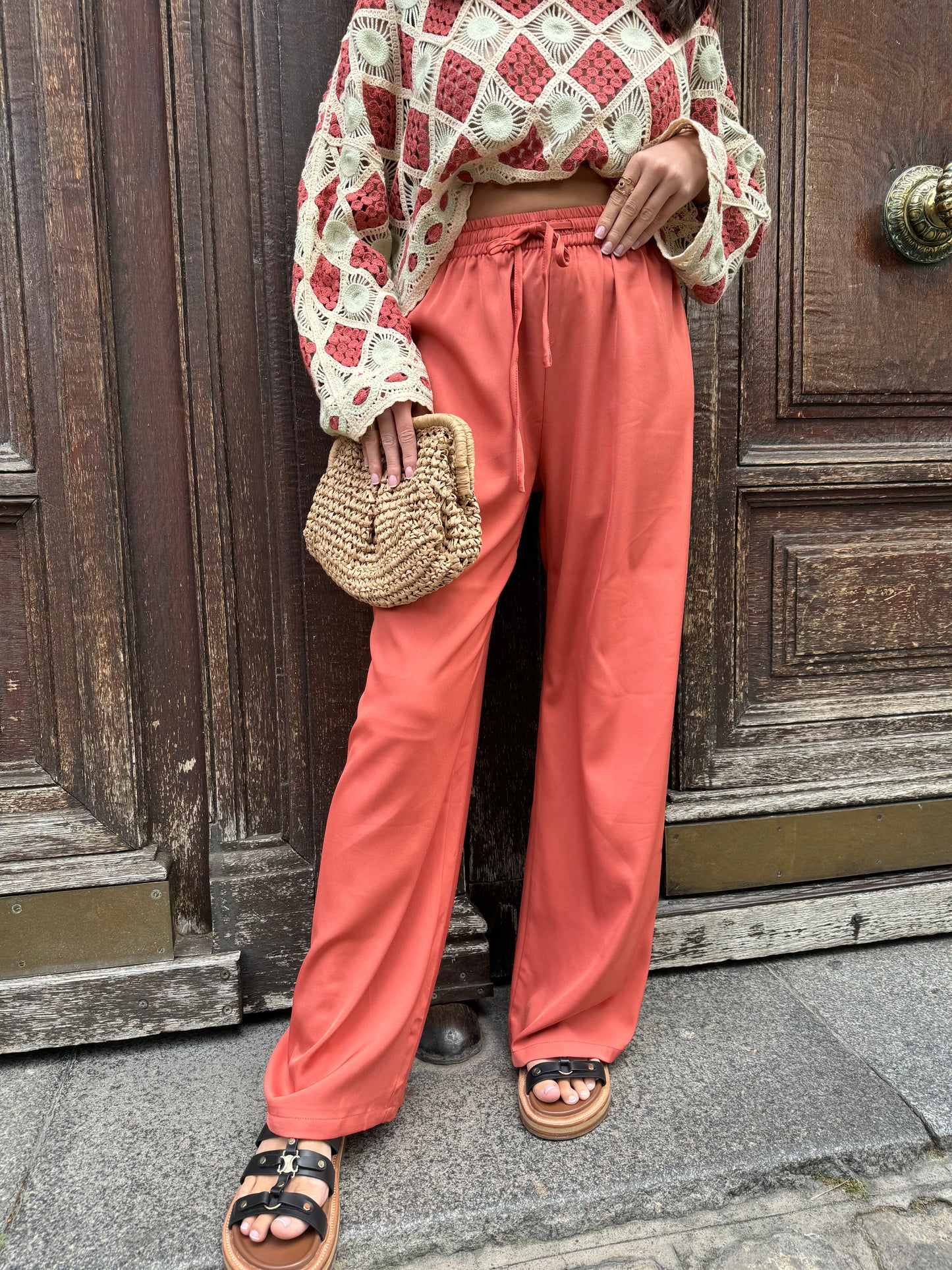 PANTALON ELENA TERRACOTTA