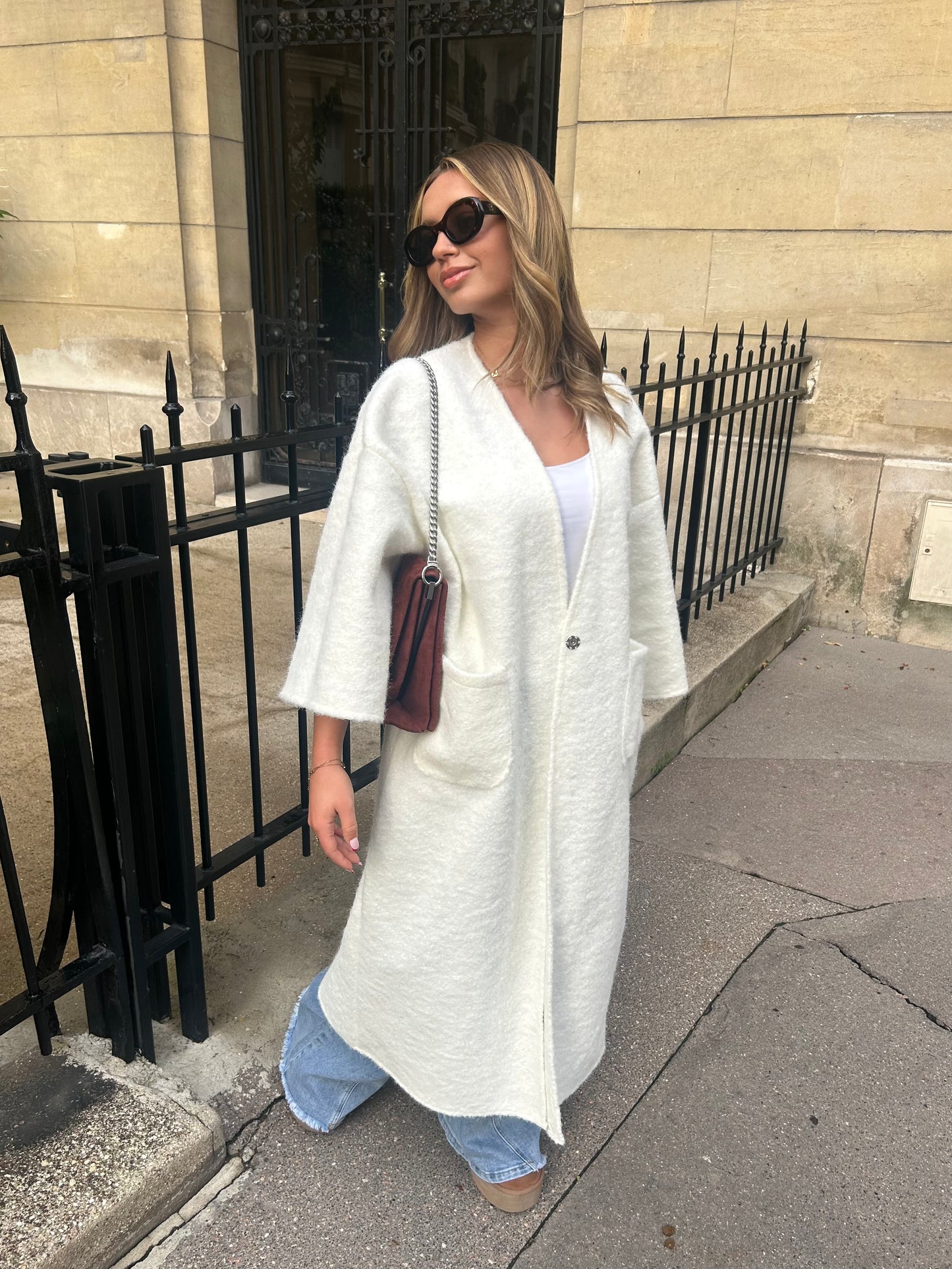 MANTEAU AVA BLANC