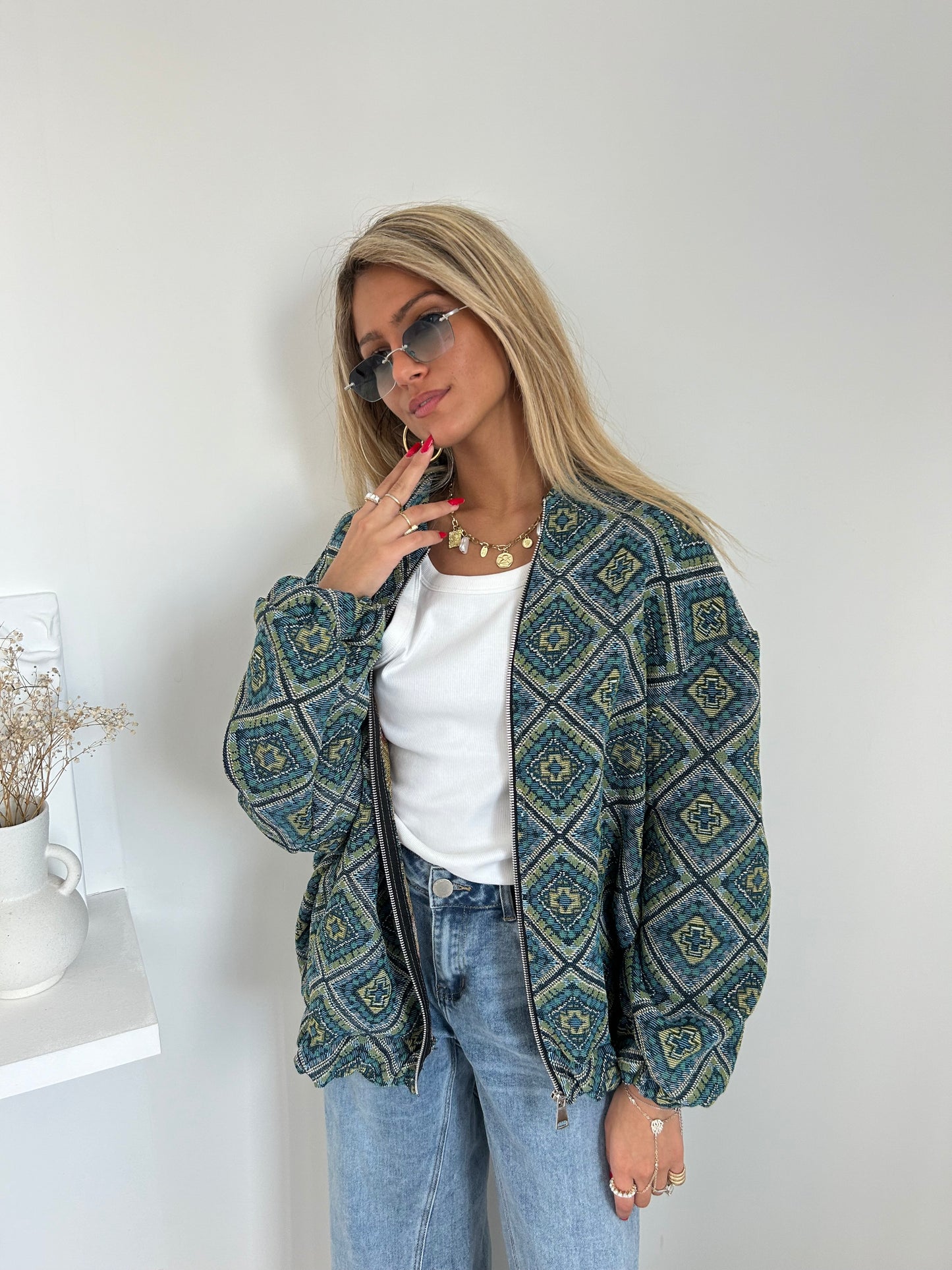 BOMBER NELL BLEU