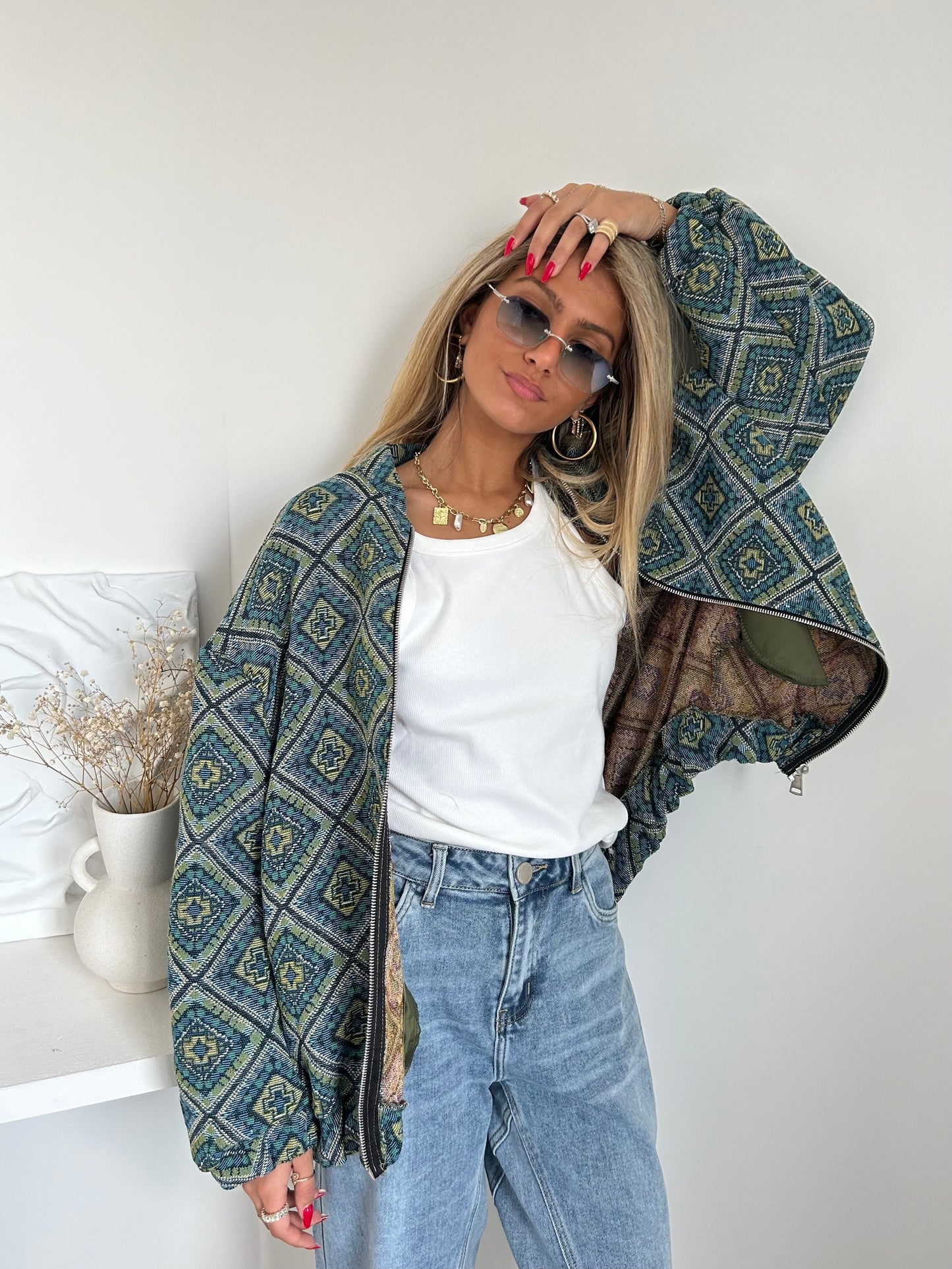 BOMBER NELL BLEU