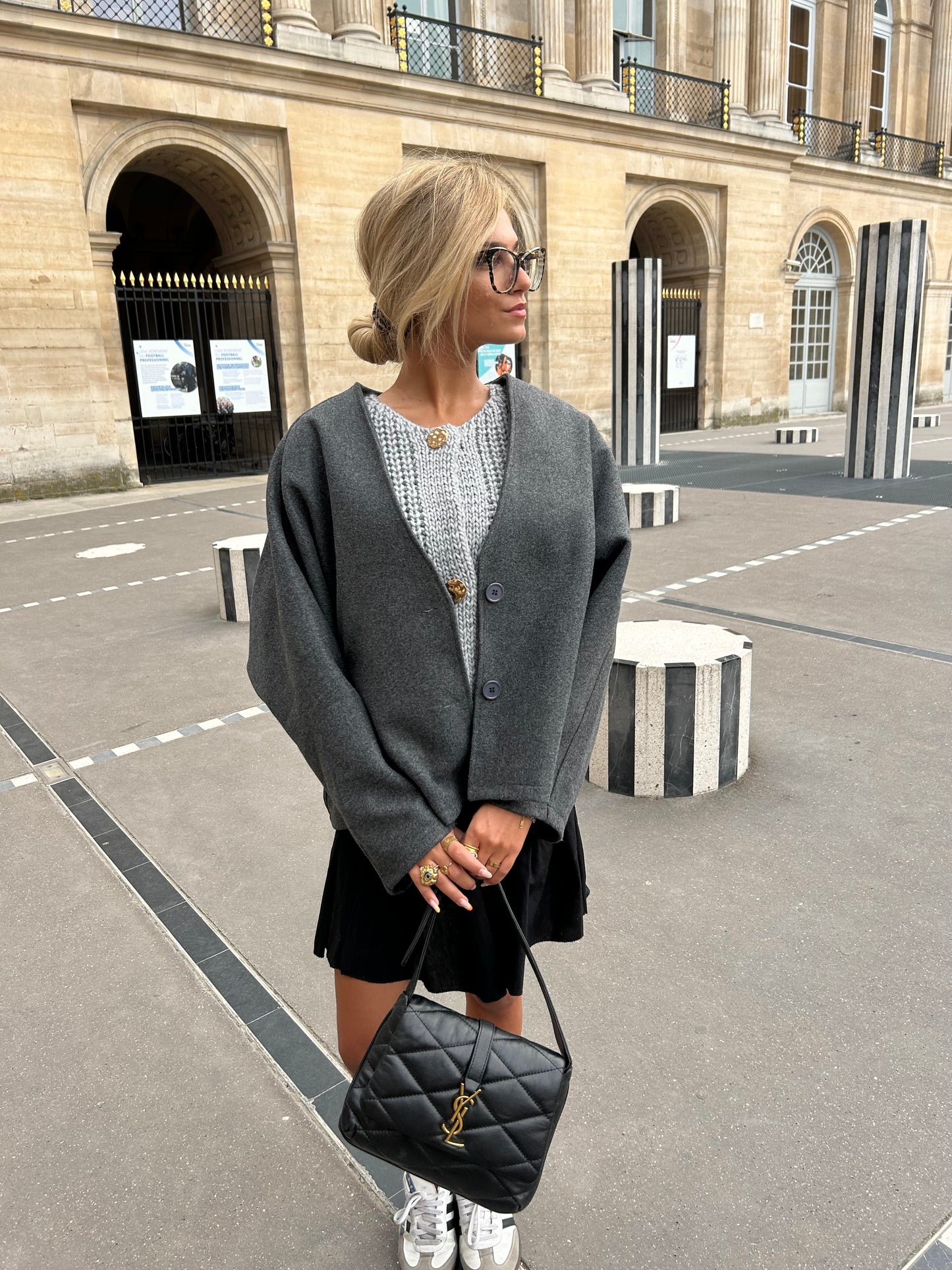 VESTE JUNE GRISE FONÇÉE