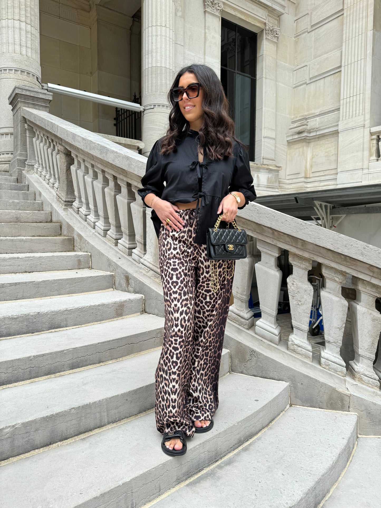 PANTALON LILY LÉOPARD