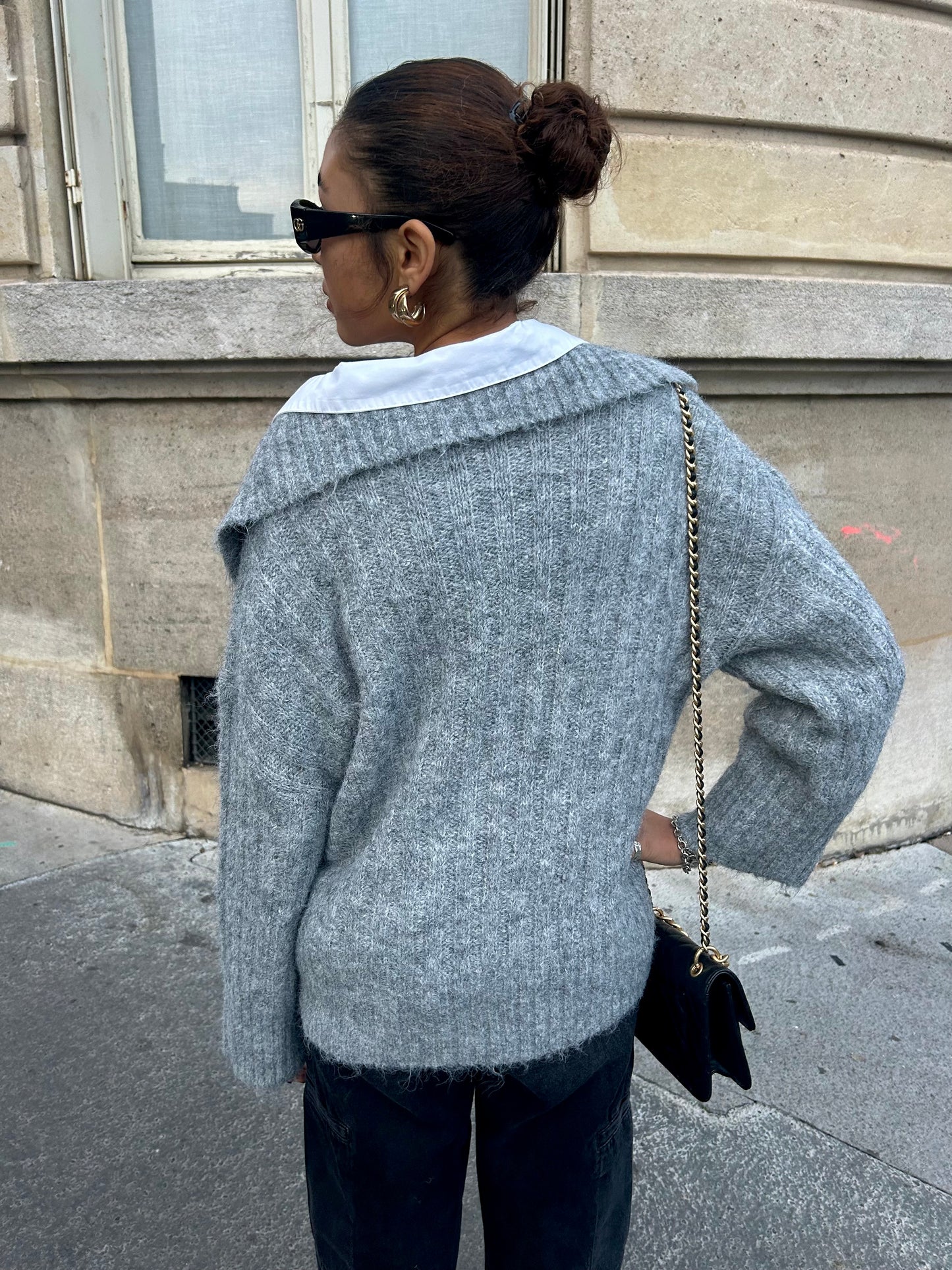 PULL KAROLE GRIS