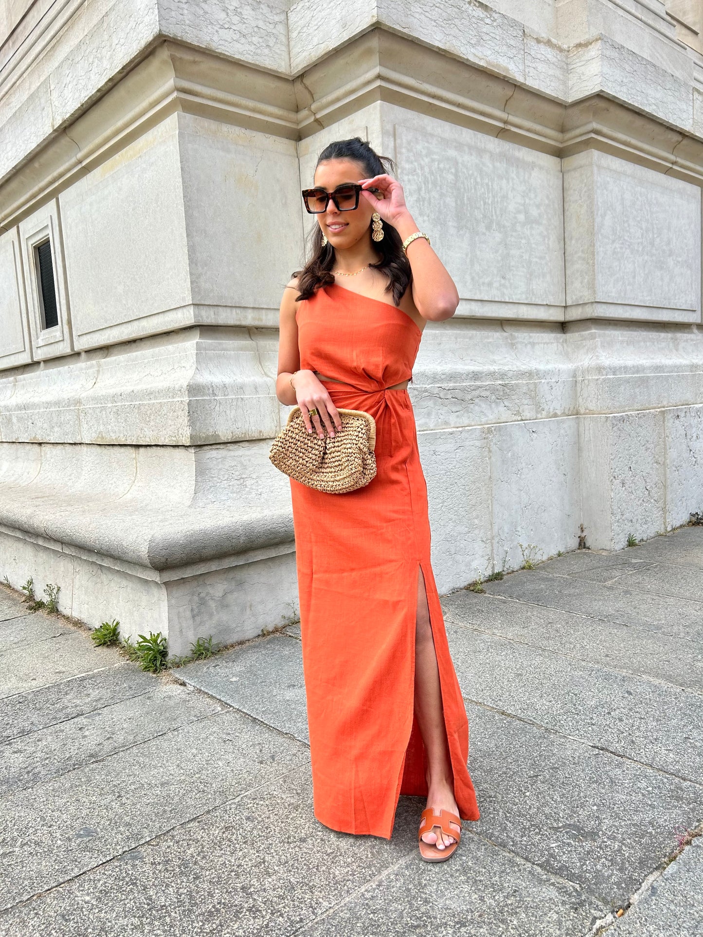 ROBE AMBRE TERRACOTTA