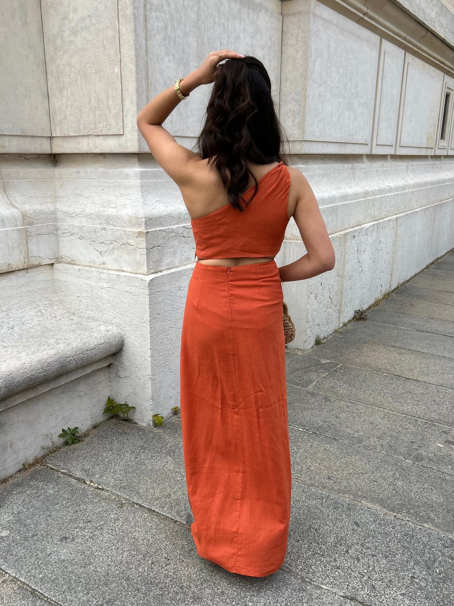 ROBE AMBRE TERRACOTTA