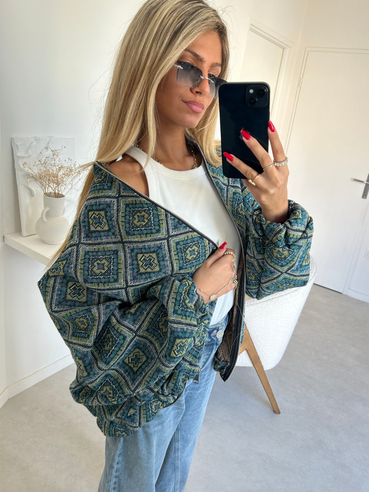 BOMBER NELL BLEU