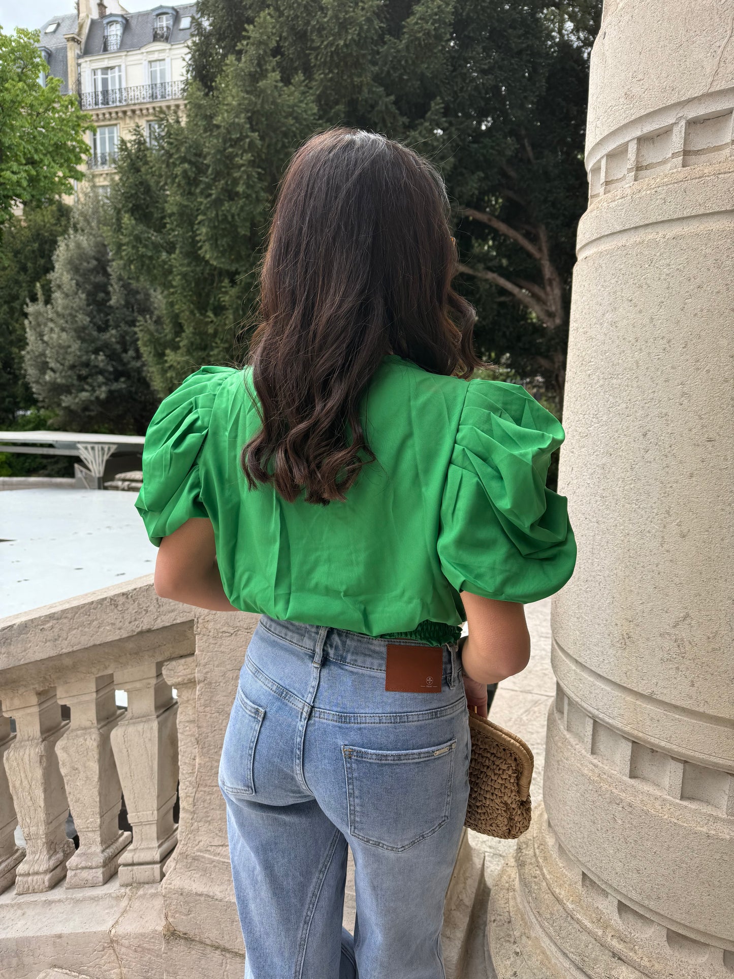 BLOUSE ESMÉE VERTE