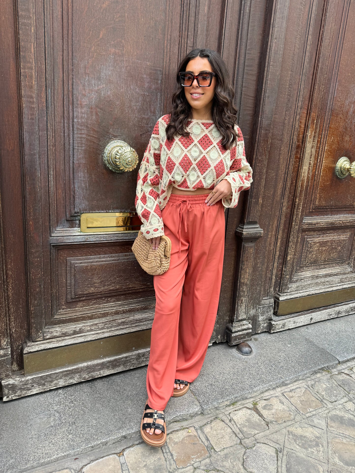 PANTALON ELENA TERRACOTTA