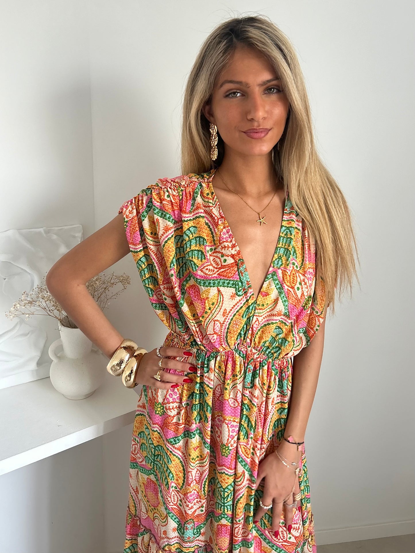 ROBE LYA - GOLD & SILVER