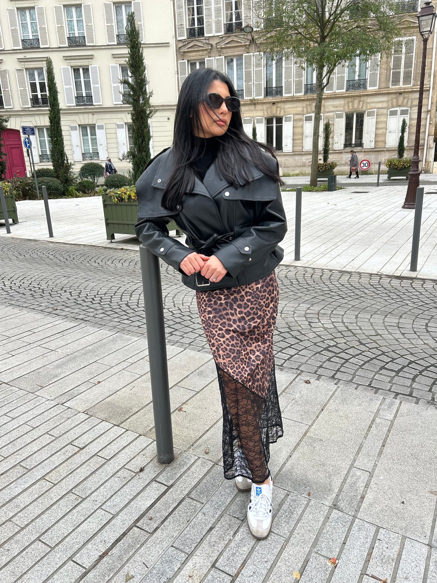 JUPE SELENA LÉOPARD