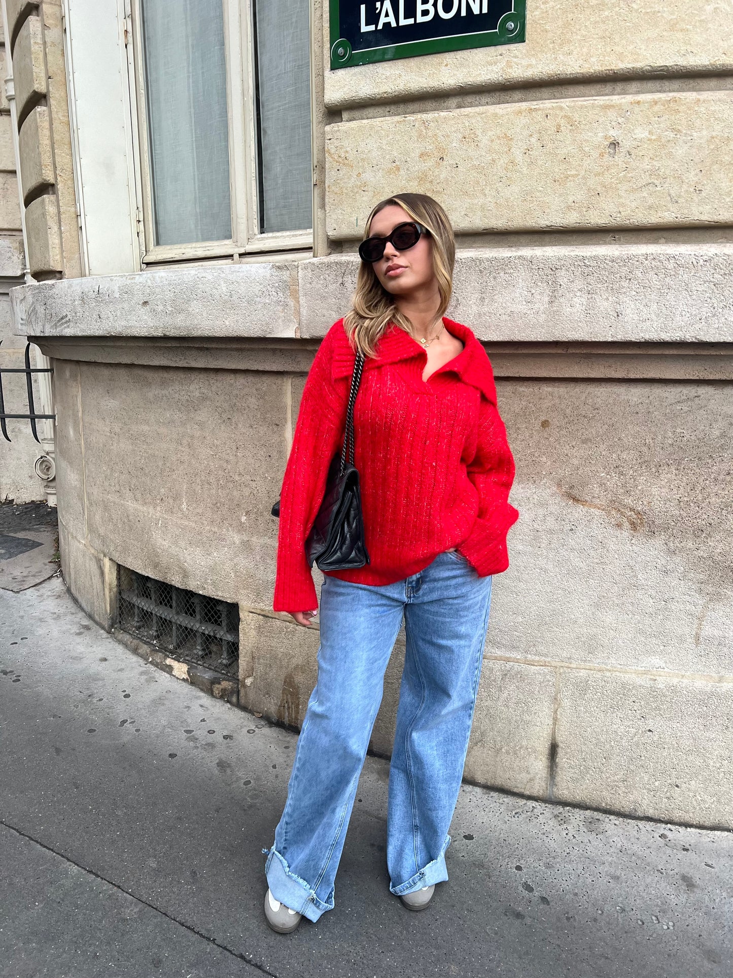 PULL KAROLE ROUGE