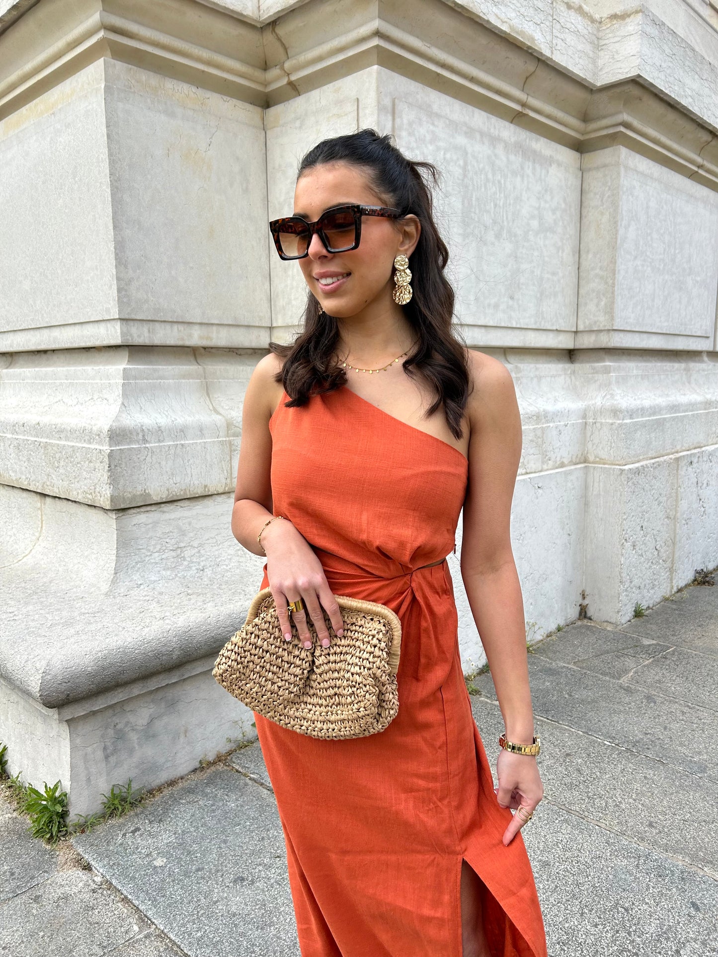 ROBE AMBRE TERRACOTTA