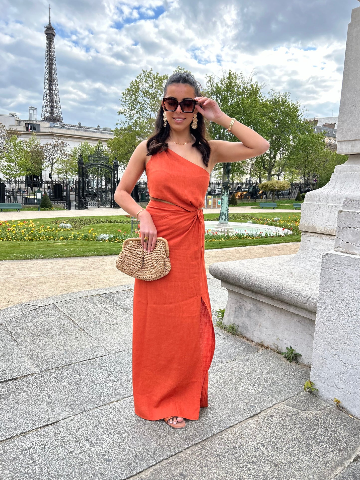 ROBE AMBRE TERRACOTTA