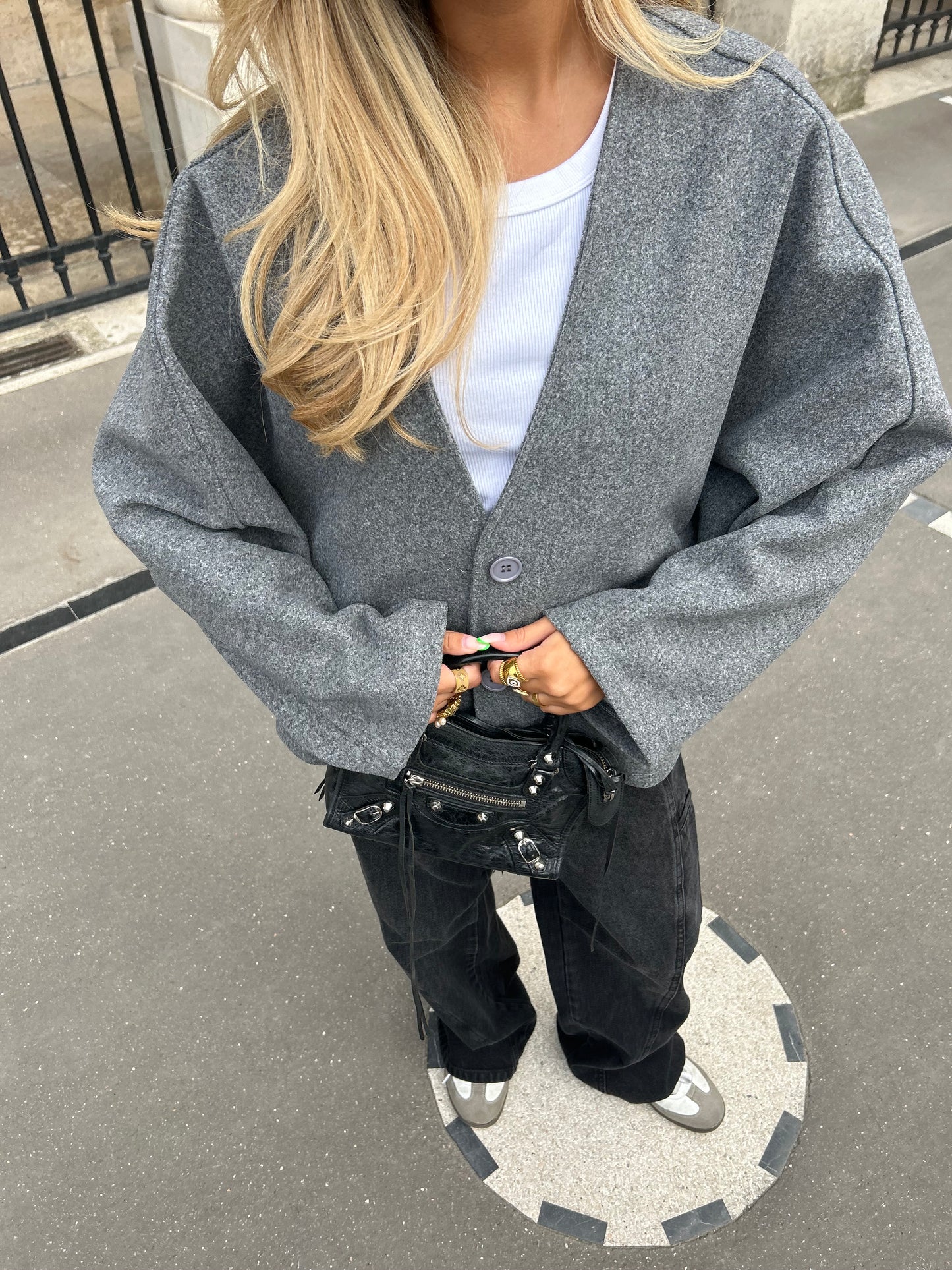 VESTE JUNE GRISE CLAIRE