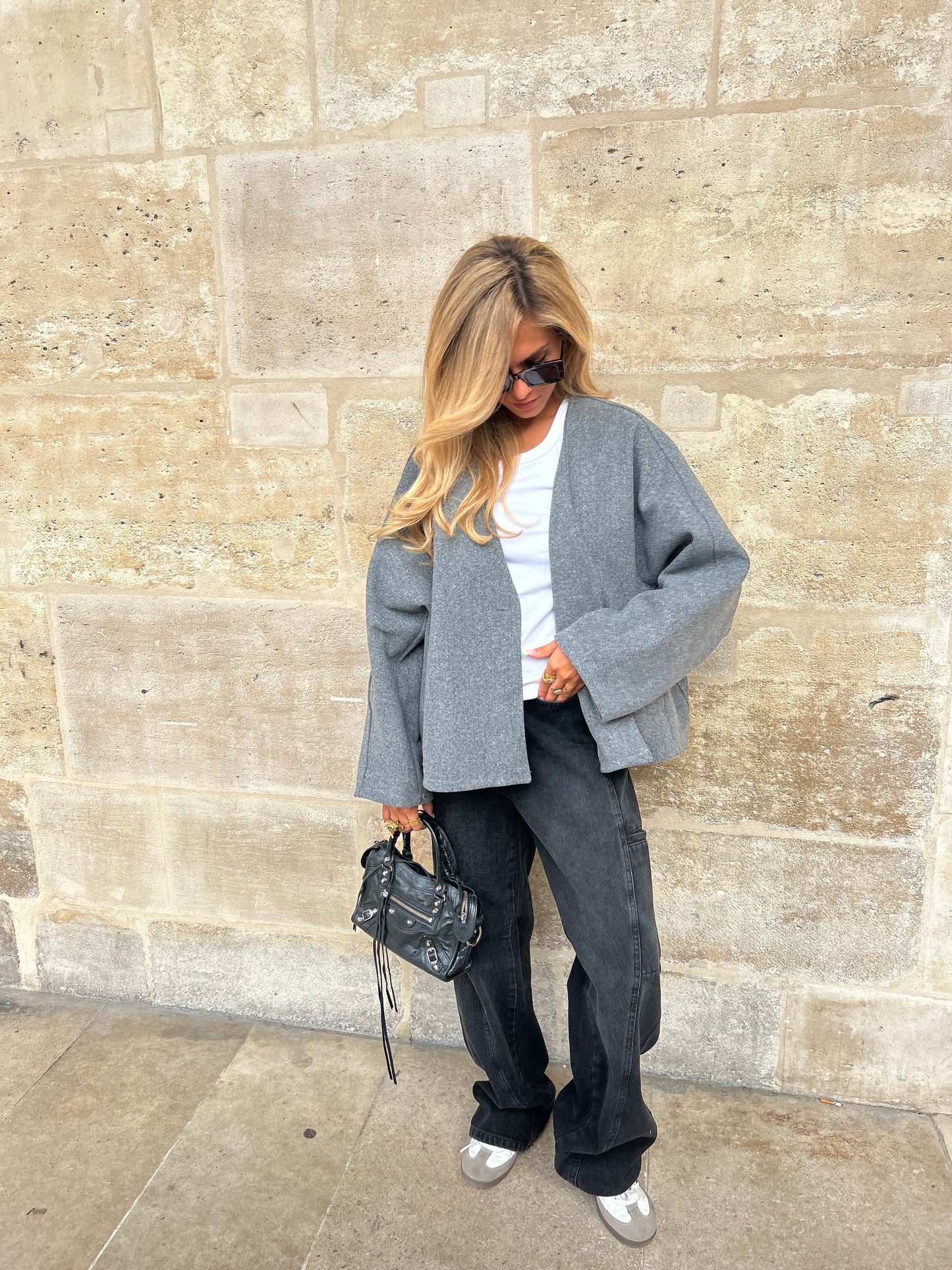 VESTE JUNE GRISE CLAIRE