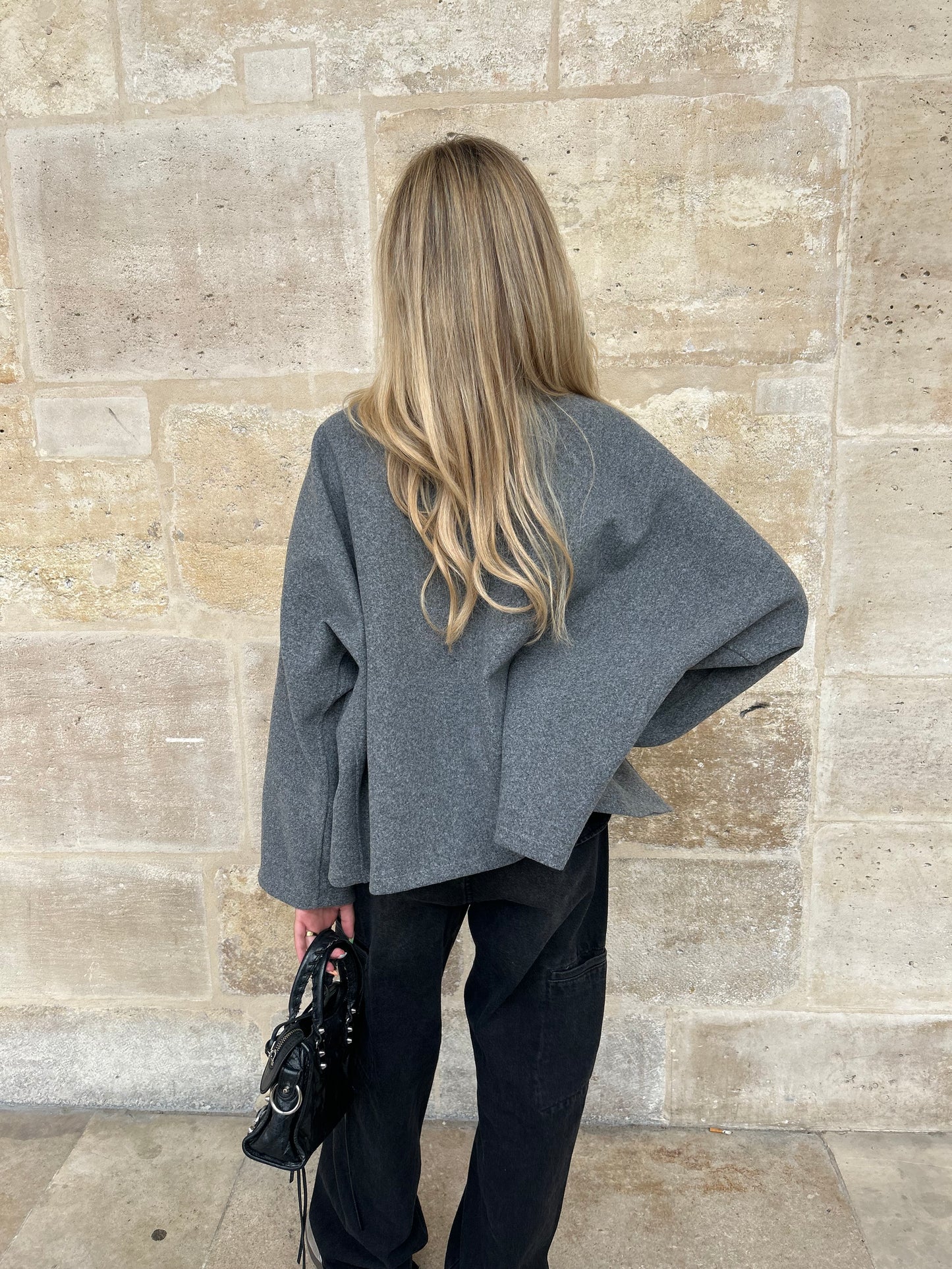 VESTE JUNE GRISE CLAIRE