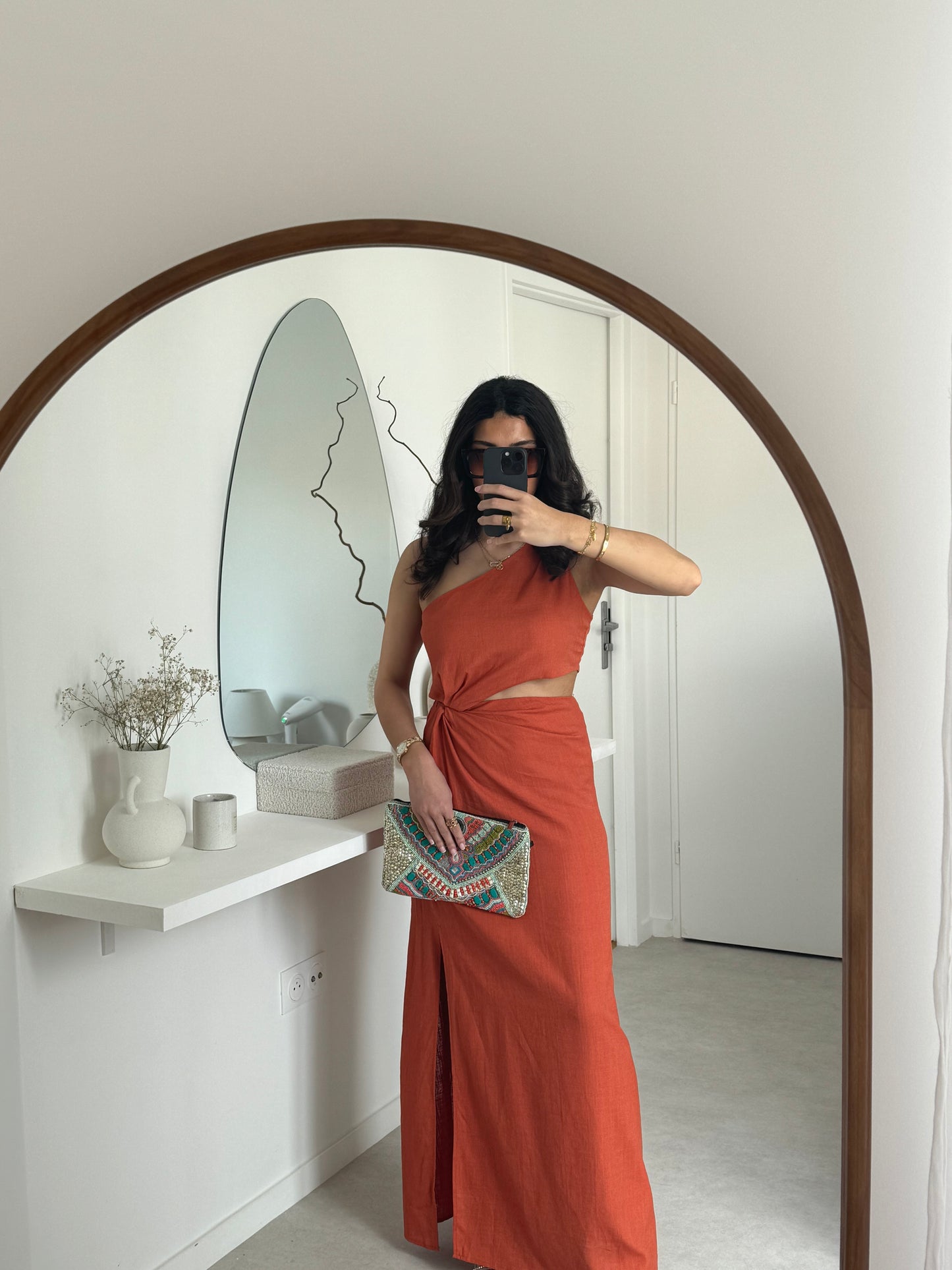 ROBE AMBRE TERRACOTTA