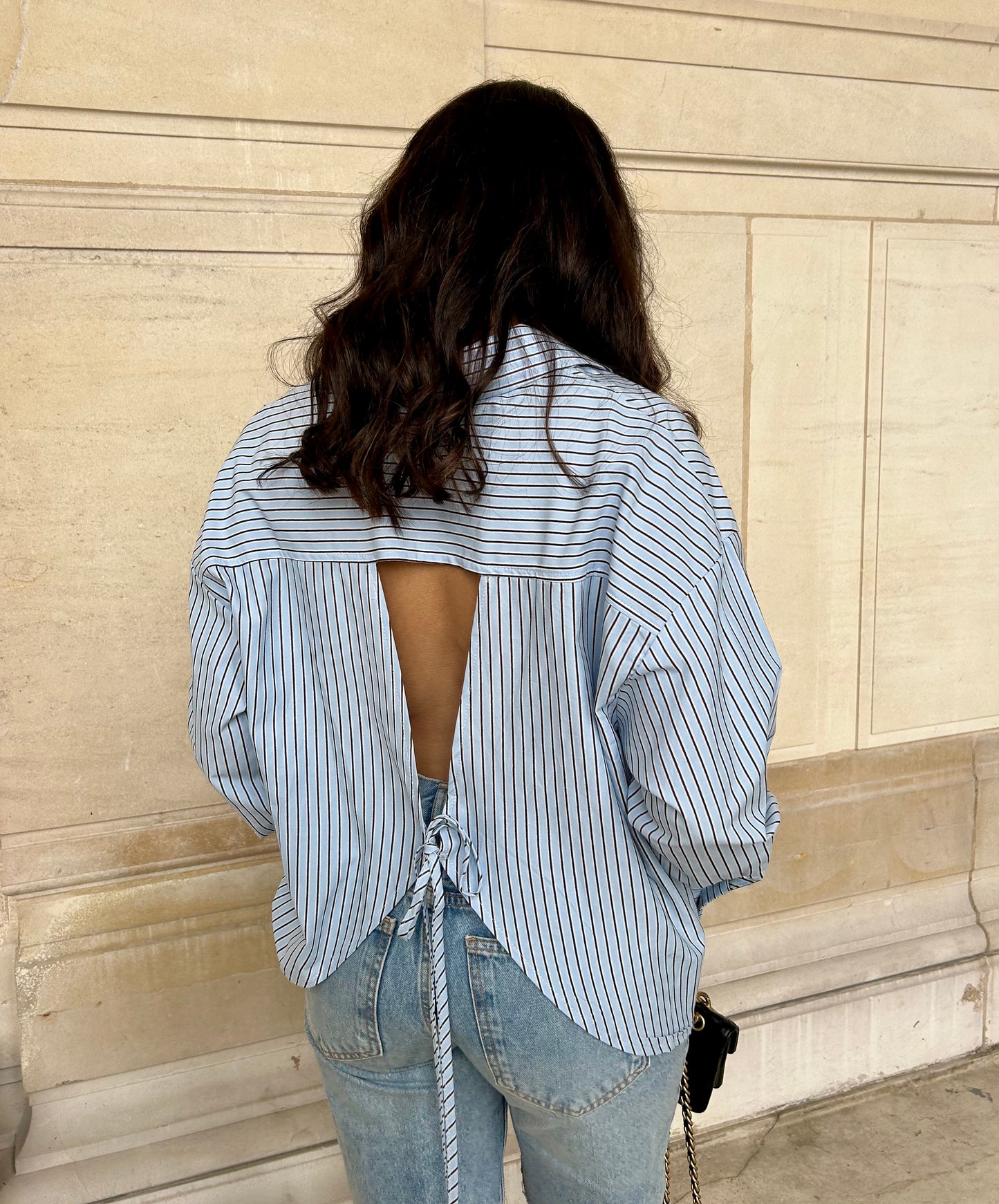 CHEMISE EMMA BLEU