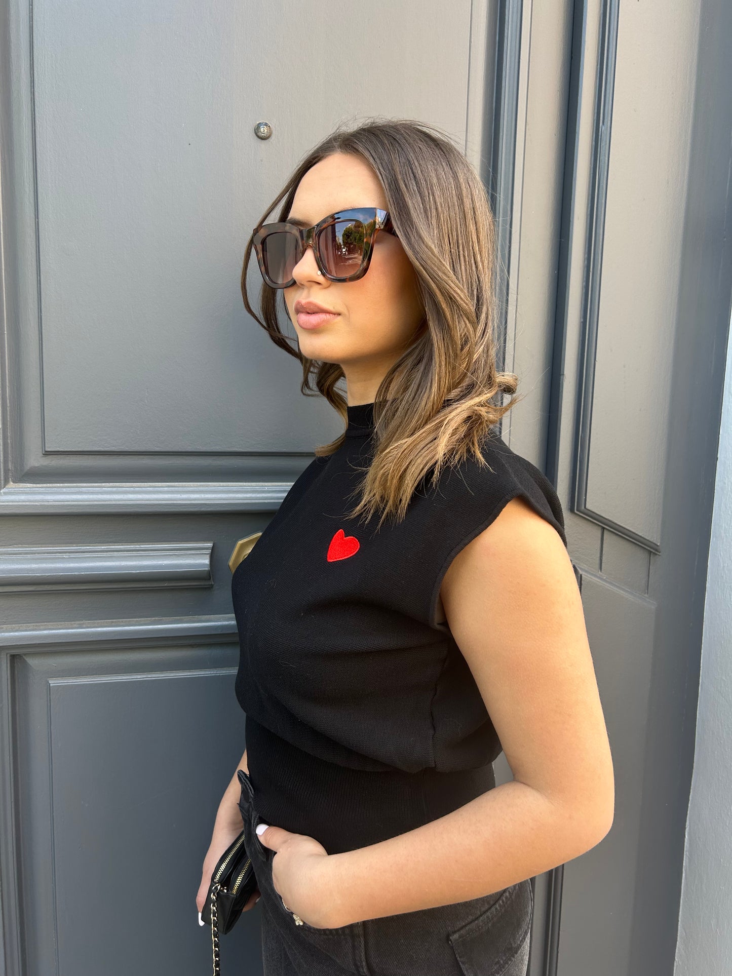 TOP AMY NOIR