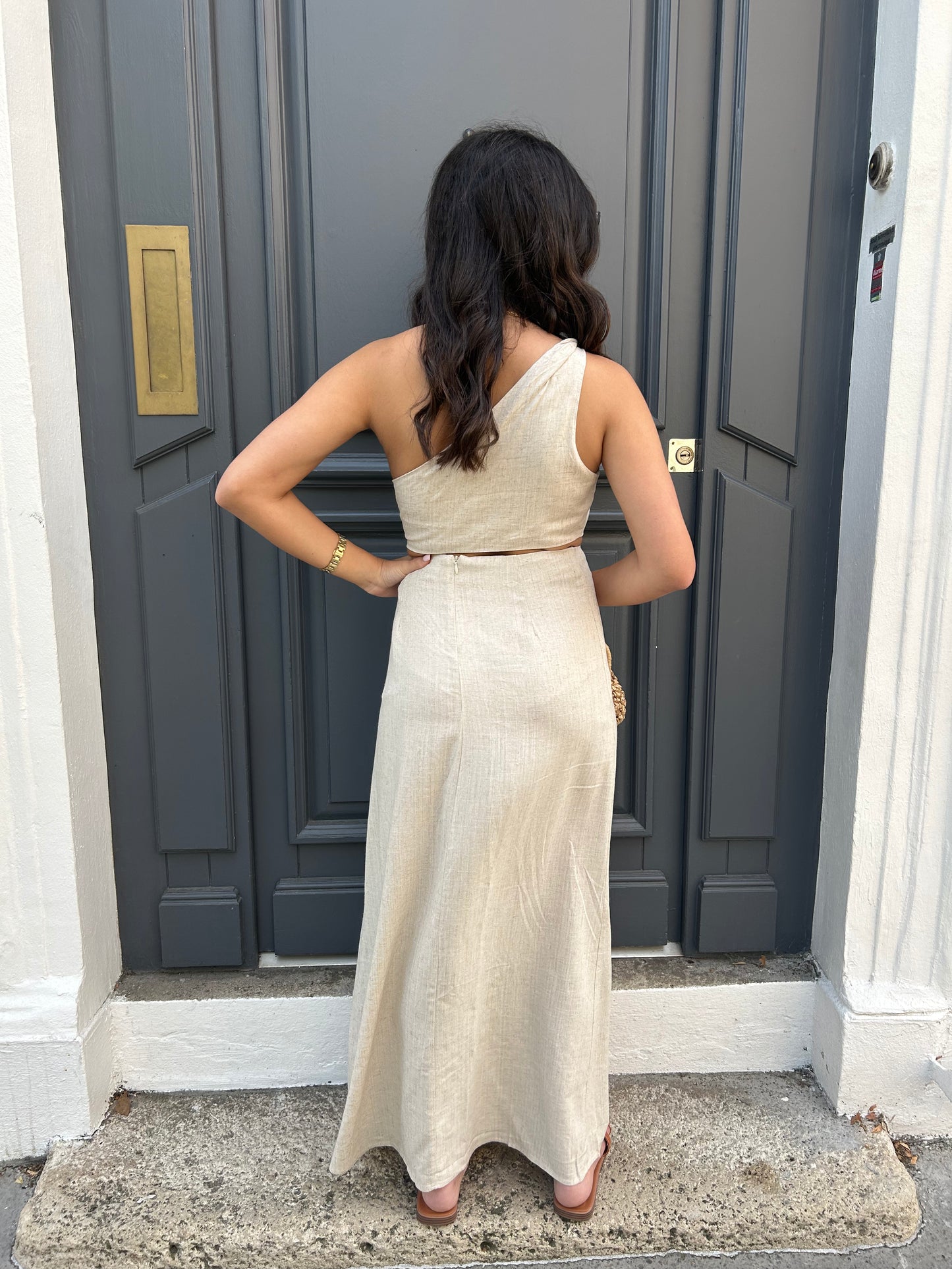 ROBE AMBRE BEIGE