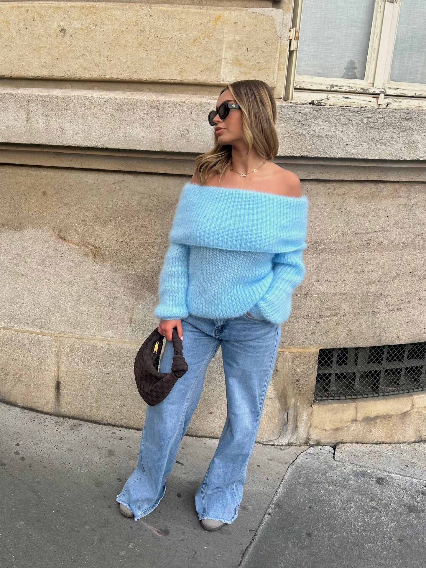 PULL ENÉA BLEU
