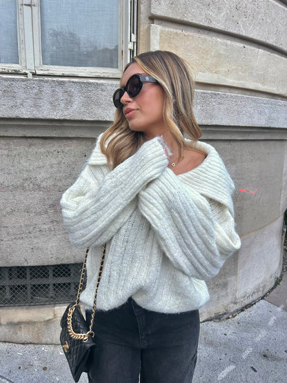 PULL KAROLE ÉCRU