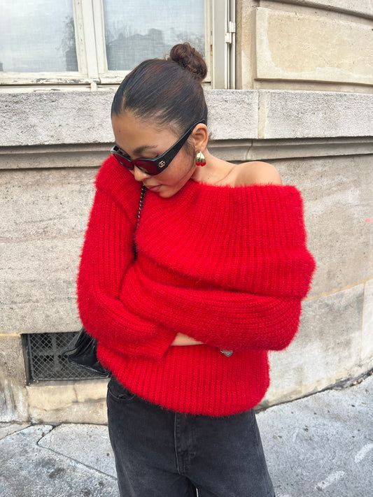 PULL ENÉA ROUGE