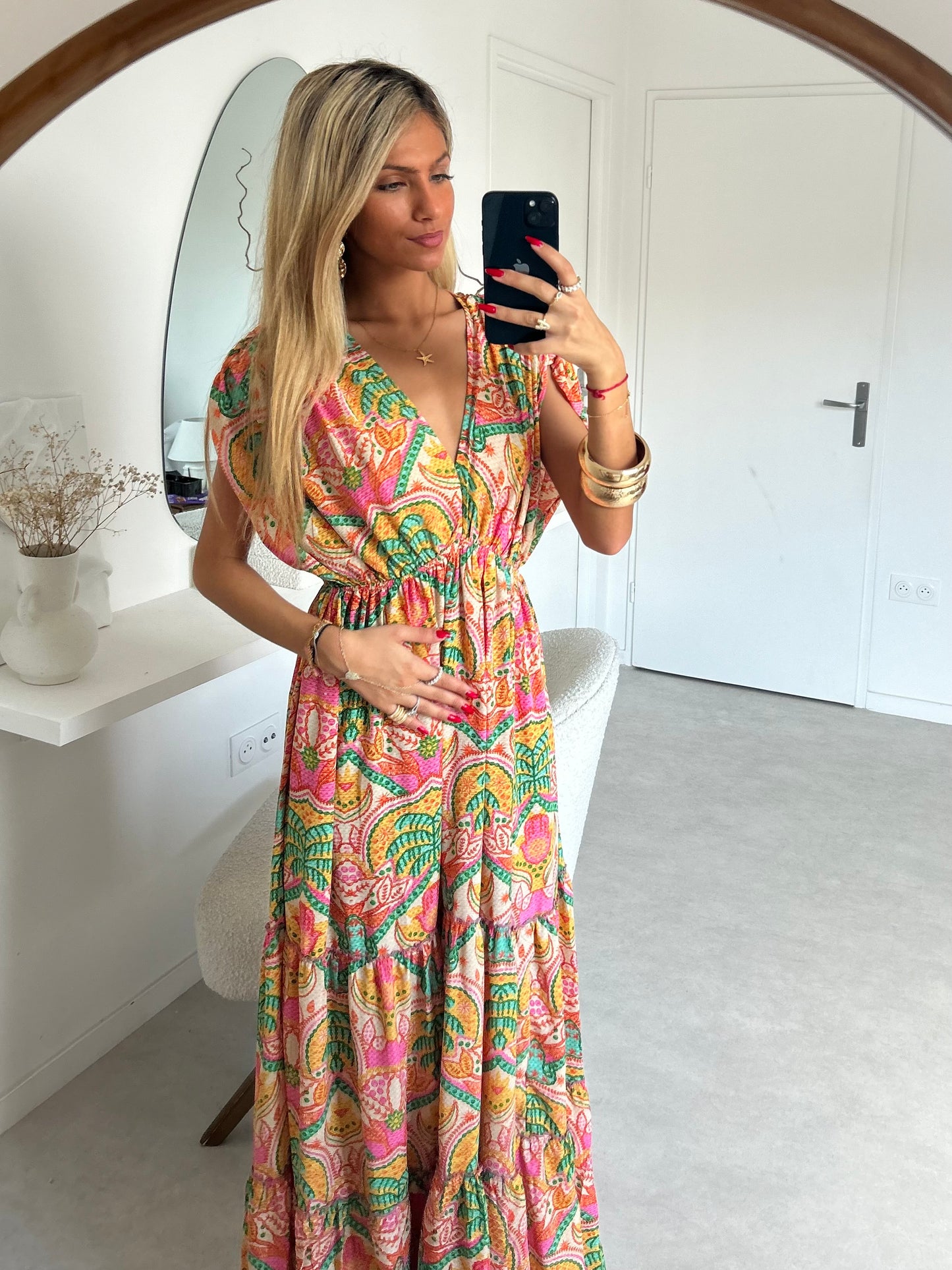 ROBE LYA - GOLD & SILVER