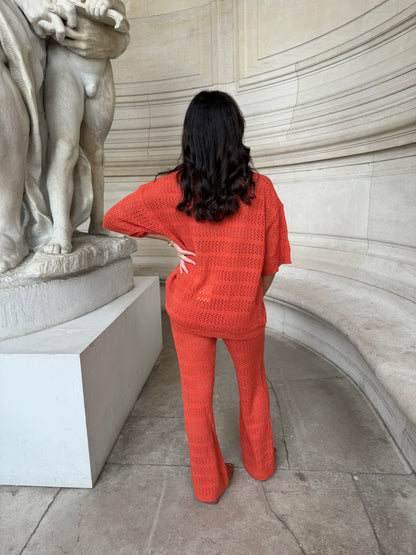 ENSEMBLE ROMY MAILLE TERRACOTTA