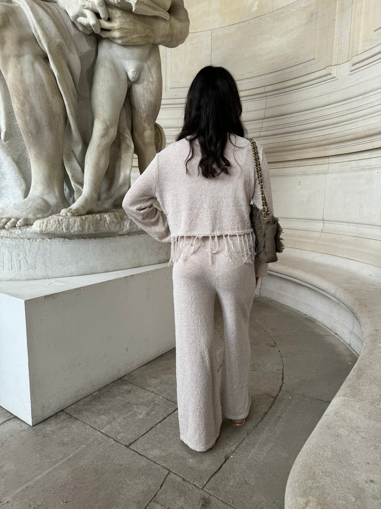 ENSEMBLE CASSIE MAILLE BEIGE