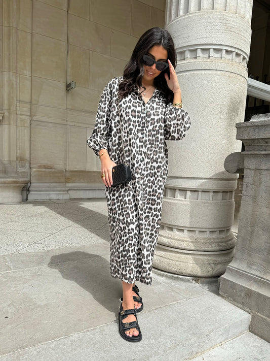 ROBE GABY LÉOPARD