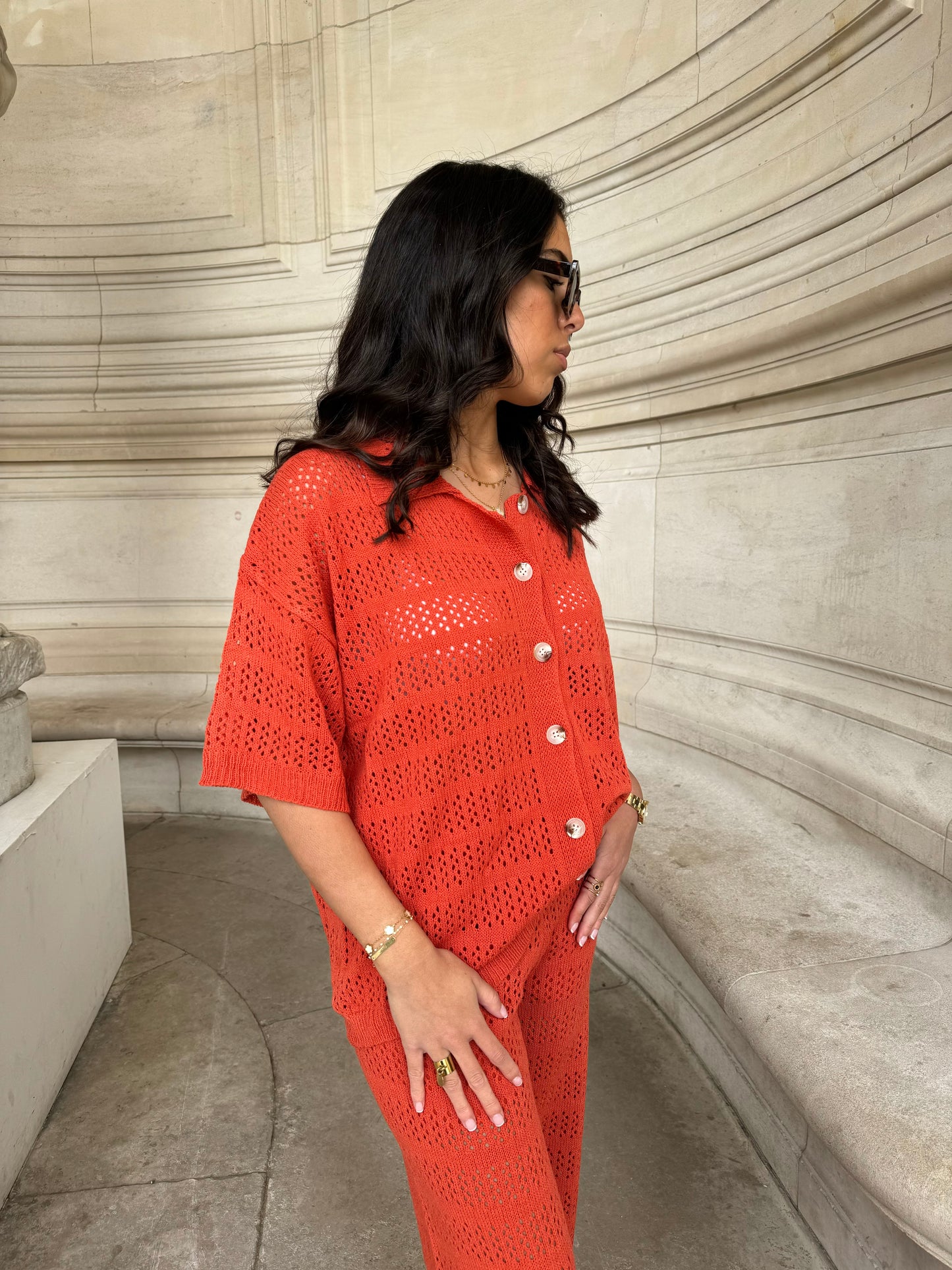 ENSEMBLE ROMY MAILLE TERRACOTTA