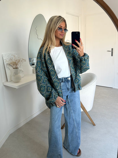 BOMBER NELL BLEU